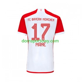 Koszulka Bayern Monachium Sadio Mane 17 Domowe Koszulki Piłkarskie 2023-2024 Krótki Rękaw